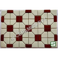 रेड्स/पिंक क्रिस्टल ग्लास मोज़ेक टाइल्स