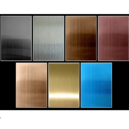 Stainless Steel Gold Hl Ss Decorative Sheets