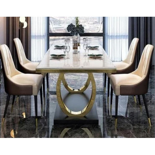 Rose Gold Dining Table Ss Frame