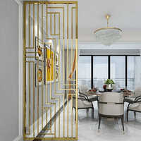 Golden Stainless Steel 304 PVD Coated Screen, Thickness 2-4 mm