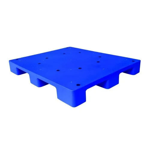 Blue Plain Top Plastic Pallets