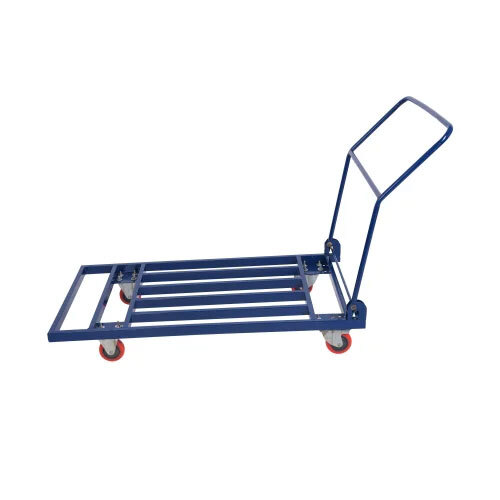 Foldable Easy To Operate And Control Material Handling Trolley - Attributes: Strong