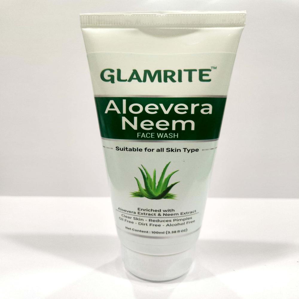 Ayurvedic  Aloevera And  Neem Face Wash Glamrite - Physical Form: Tablets