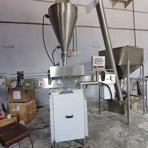 Automatic Single Head Augur Type Powder Filling Machine