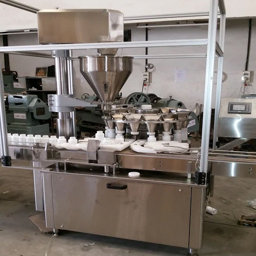 Automatic High Speed Heads Continuous Motion Rotary Augur Filling Machine