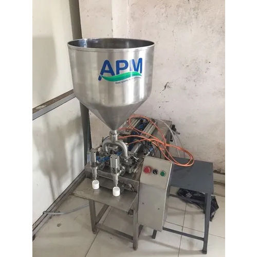 Semi-automatic Semi Automatic Two Head Paste Filling Machine