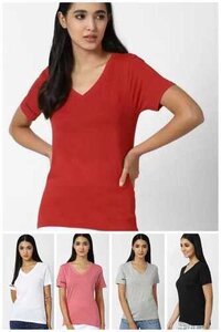 FOREVER 21 LADIES V NECK T SHIRT