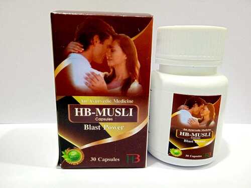 Ayurvedic Stamina Booster Capsule  HB-Musli