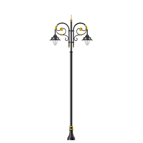 Black Pelican Mini Orna Bishop Lighting Pole