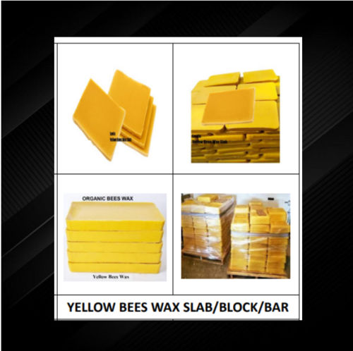 YELLOW BEESWAX SLAB/BLOCK/BAR