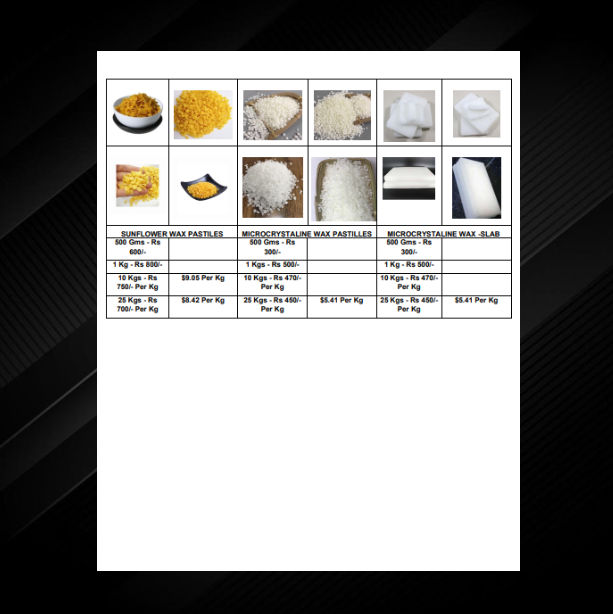 YELLOW BEESWAX SLAB/BLOCK/BAR