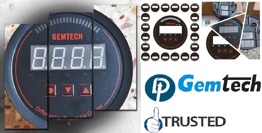 GEMTECH Series 3000 Digital Pressure Gauge Range 0 - 1.000 INCH WC Sonipat Haryana