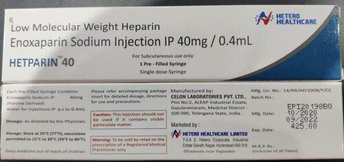 HETPARIN 40MG PFS