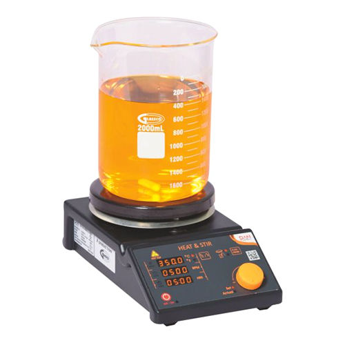 Magnetic Stirrer with Analog Hotplate Stainless Steel Top