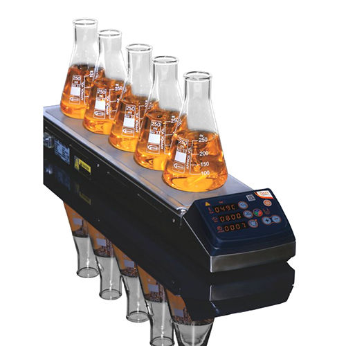 5-POSITION DIGITAL MAGNETIC STIRRER WITH HEATING Digital