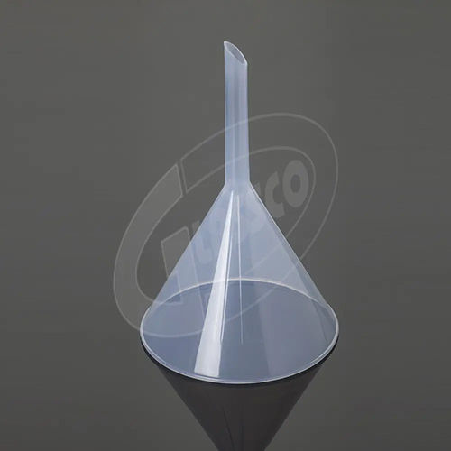 Transparent Funnels Long Stem Have Smooth Walls Pp