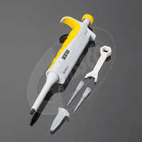 Liquid Handling Fixed Micropipette - Plastic Material, Versatile Sizes Available, Sleek White Design | Ideal for Laboratory Use