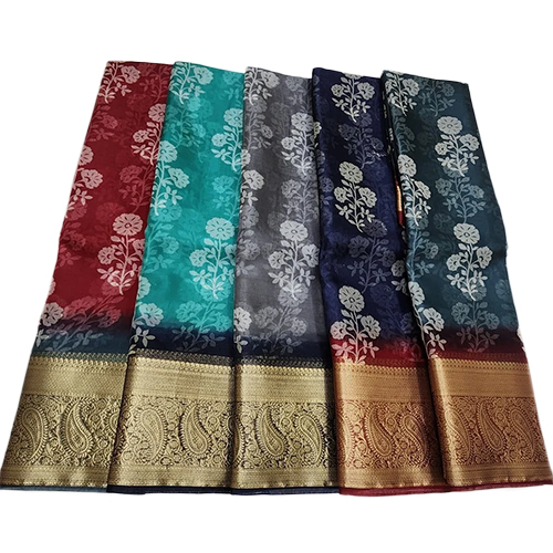 6.30M Khadi Border Organza Saree