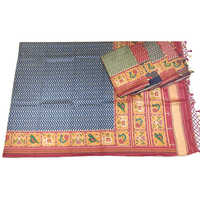 Multicolor Pattu Dupion Silk Saree