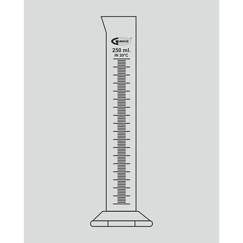 Grey Cylinder Measuring Class B With Spout