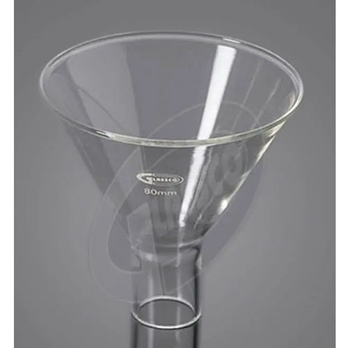 Transparent Funnel With Stem Quartzware