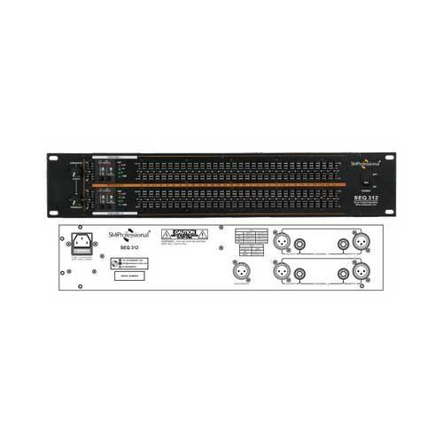 SEQ 312 Dual 31 Band Graphic Equilizer