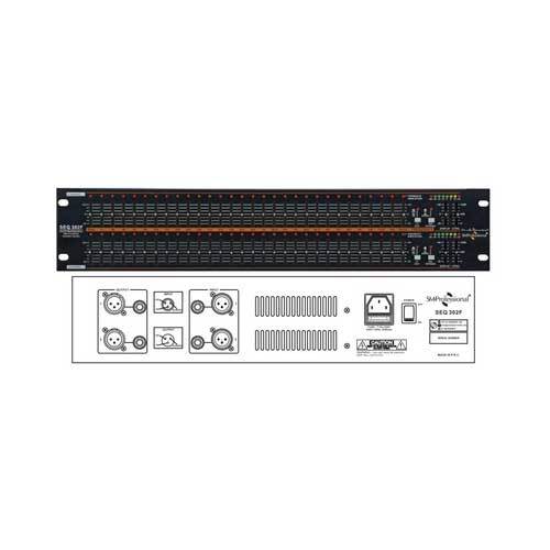 SEQ 302F Dual 30 Band Graphic Equalizer