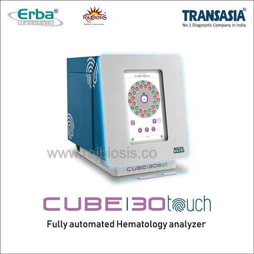 Automatic Transasia Cube 30 Touch Automated Hematology Analyzer - Color: White