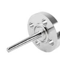 Stainless Steel Flanged Thermowell - Astm Standard, Polished Gray Finish | 1 Year Warranty, Durable Design