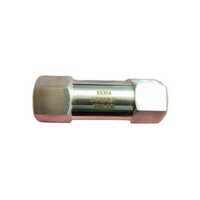 High Pressure Non Return Valve - Stainless Steel, Gray | Industrial Application, Durable Usage In Construction