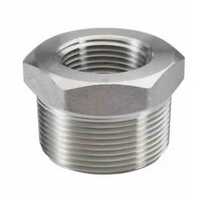 Stainless Steel Bushing - Astm Standard, Polished Surface, Gray Color | 1 Year Warranty, Durable Stainless Steel Material