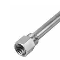 Threaded Thermowell - Stainless Steel, Gray Color | Astm Standard, 1 Year Warranty
