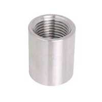 Stainless Steel Coupling - Polished Finish, Gray Color | 1 Year Warranty On Durable Stainless Steel Design
