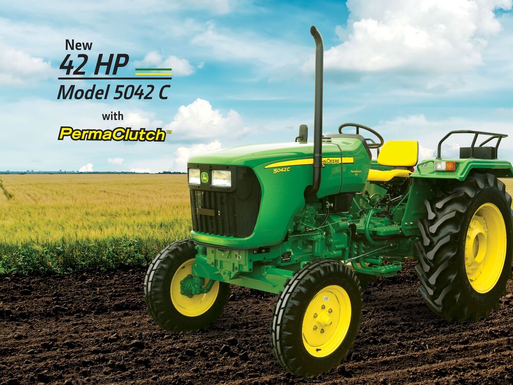 5042 Powerpro 40Hp 5D Series Tractors - Color: Green