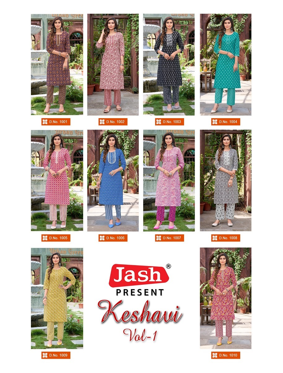 Jash Keshavi Vol-1 Kurti With Pant