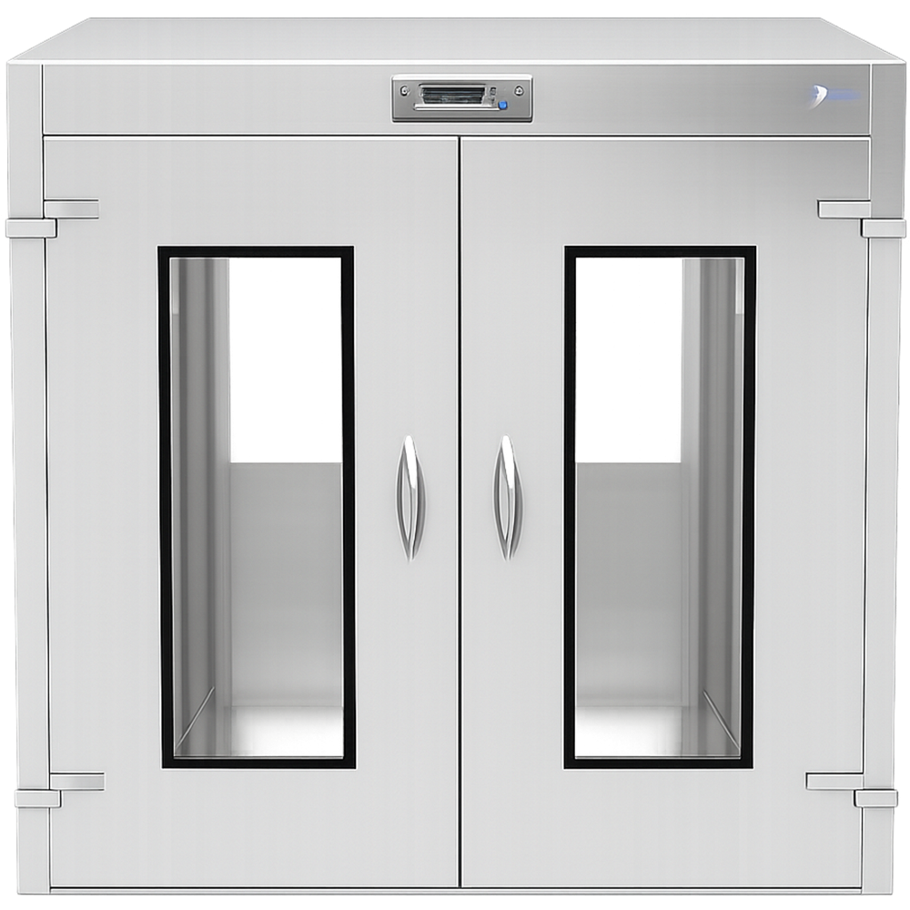 AirBio Static Pass Box - Stainless Steel, High Quality & Durable | Designed for Clean Room Environments, Ensures Sanitary Material Transfer