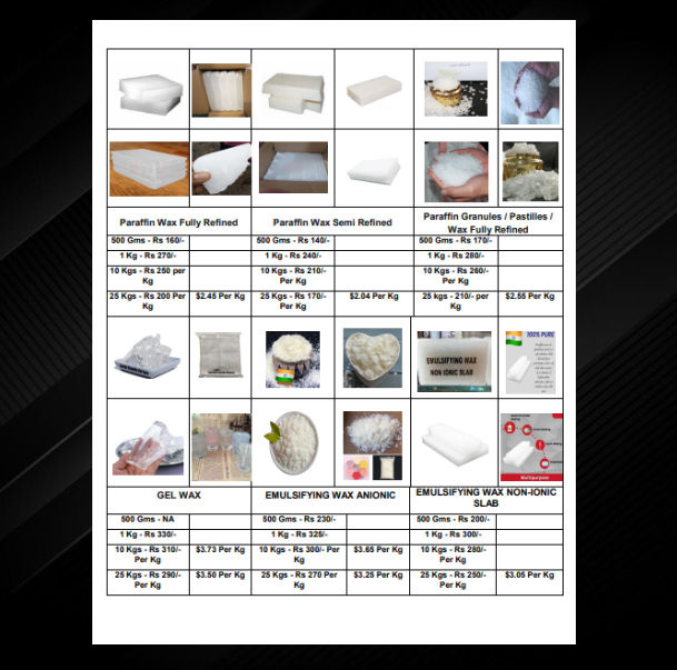 PARAFFIN WAX FULLY REFINED