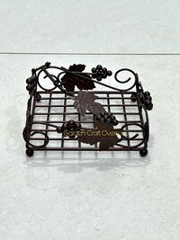 Antique Tissue Holder in iron with powder coated finish customized