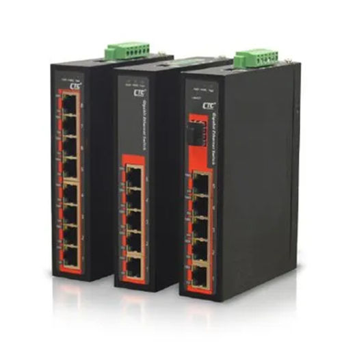 Black Industrial Unmanaged Ethernet Switches Igs-501S And Igs-500