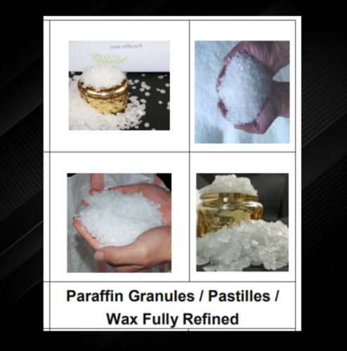 PARAFFIN GRANULES / PASTILLES /  WAX FULLY REFINED