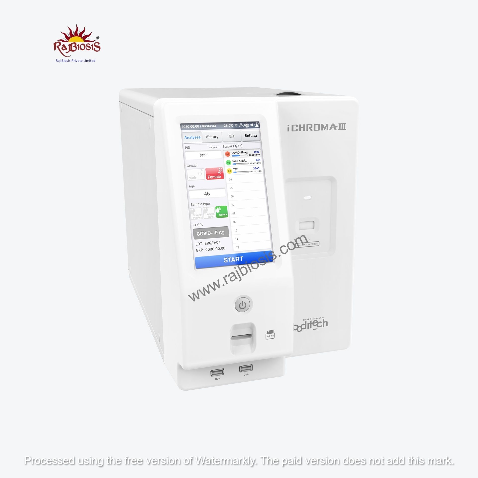 I chroma III High-throughput immuno-analyzer