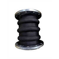 Double Arch Rubber Expansion Joints - Color: Black