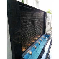 Black Fiber Waterfalls Fountains