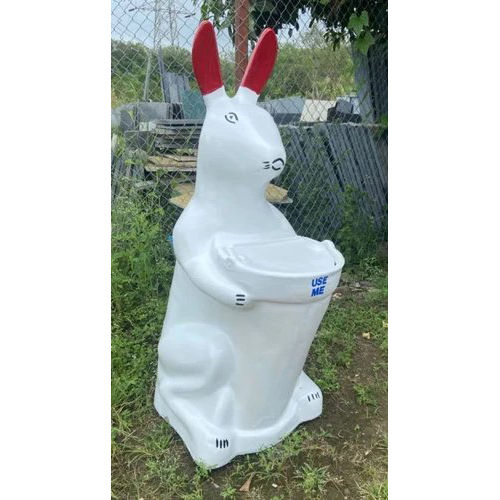 Fiber Animal Dustbins - Durable Fiber Material, Various Sizes Available, Multiple Color Options | Ideal for Public Place Cleaning