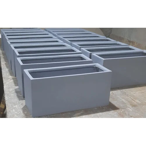 Grey Frp Garden Planter