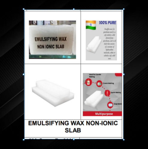 EMULSIFYING WAX NON-IONIC SLAB