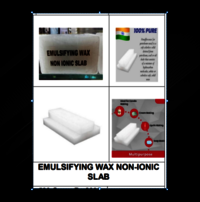 Emulsifying Wax Non-ionic Slab - High Purity Cetearyl Alcohol And Polysorbate 60 Blend | Odorless, Versatile For Lotions, Creams, And Liquid Emulsions