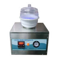 Leak Test Apparatus - Metal, Different Sizes Available | Silver Finish, Industrial & Laboratory Use, Warranty Included