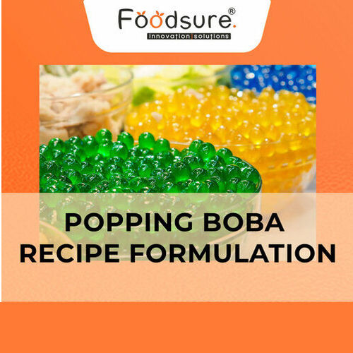 Popping Boba Recipe Formulation