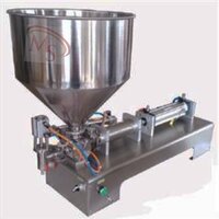 Semi Automatic Paste Filling Machine - 220V/50Hz, 20W Power, 10-100ml Filling Range | Stainless Steel, Highly Efficient, Frequency Speed Control, 10-18 Times/Min Filling Capacity